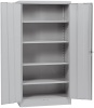 Sandusky Lee RTA7000-05 Dove Gray Steel SnapIt Storage Cabinet, 4 Adjustable Shelves, 72" H x 36" W x 18" D - Appears New