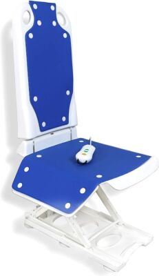  MAIDeSITe Electric Bath Lift Chair for Bathtubs Larger Than 16“ Wide, 6 Bottom Non-Slip Suction Cups, Bearing Weight 300LB 