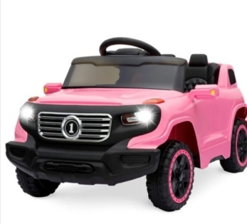 6V Kids Ride-On Car Truck Toy w/ RC Parent Control, 3 Speeds, Lights, Horn