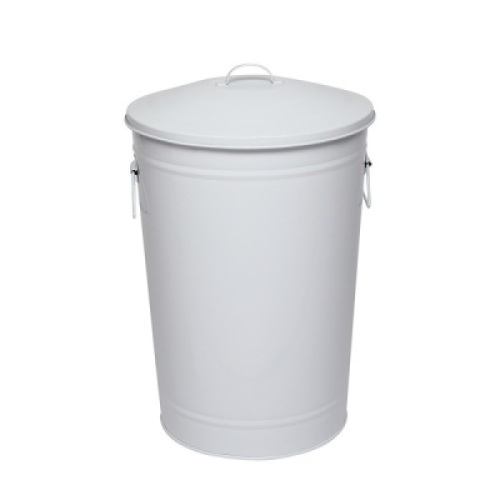 Steel Trash Can With Side Drop Handles, 13.2 Gallon - New&nbsp;