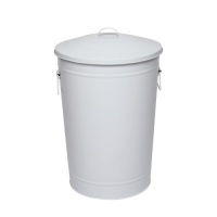 Steel Trash Can With Side Drop Handles, 13.2 Gallon - New&nbsp;