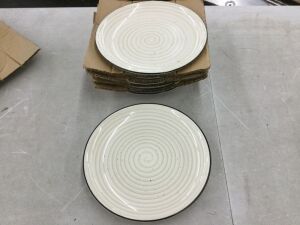 Vancasso Stoneware Dinner Plates, Set of 6 