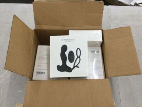 Lot of (6) Foxshow Prostate Massager with Remote Control&nbsp;