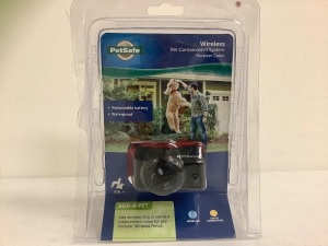 Wireless Pet Containment System Collar, E-Commerce Return, Sold as is