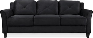 LifeStyle Solutions Collection Grayson Micro-Fabric Sofa, 80.3" x 32" x 32.68" - Appears New  