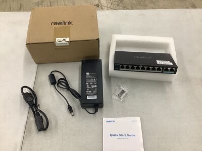 Reolink PoE Switch with 8 PoE Ports, 2 Gigabit Uplink Ports