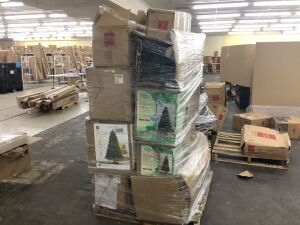 Pallet of Christmas Trees - Uninspected 