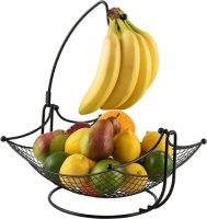 Dinette Decor Fruit Bowl with Banana Hanger - Appears New&nbsp;