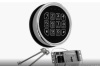 Gun Safe Lock Replacement, Chrome Keypad Electronic Safe Lock with Solenoid Lock 2 Override Keys and Circuit Board Lock