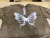 Aelfric Eden Mens Oversized T Shirts Tees Butterfly Print Crew size small - 2