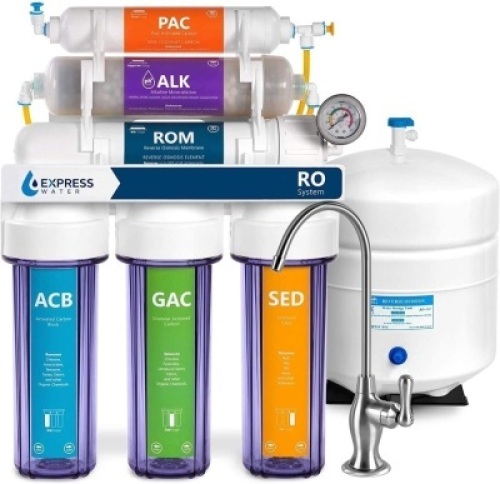 Express Water ROALK10DCG Under Sink&nbsp;10 Stage Reverse Osmosis Alkaline Water Filtration System - Appears New&nbsp;&nbsp;