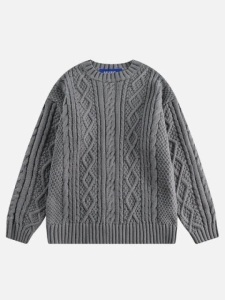 Aelfric Eden Knitting Solid Sweater S 