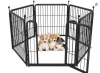 FXW Rollick Dog Playpen, 24" Height for Puppies/Small Dogs, 6 Panels