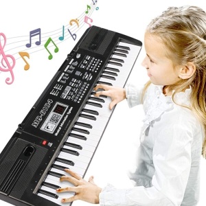 61 Key Electronic Keyboard and Microphone for Kids - Appears New 