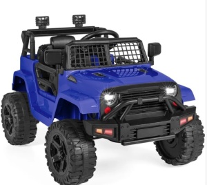 12V Kids Ride-On Truck Car w/ Parent Remote Control, Spring Suspension