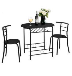 VINGLI 3 Piece Dining Room Table Set for Small Space