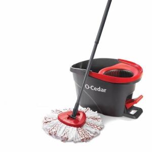 O-Cedar EasyWring Deep Clean Microfiber Spin Mop with Bucket System