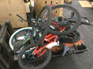 Pallet of Bikes for Parts or Repair 