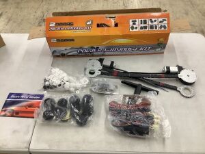 Universal 2 Door Electric Power Window Kit 