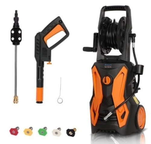 Stream Pressure Washer, New, BLACK/BLUE