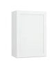 Hampton Bay Courtland 21 in. W x 12 in. D x 30 in. H Assembled Shaker Wall Kitchen Cabinet in Polar White 