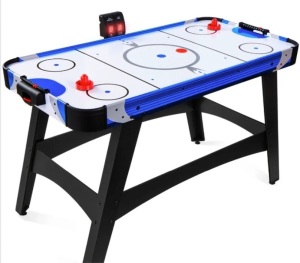 Air Hockey Table w/ 2 Pucks, 2 Paddles, LED Score Board - 58in