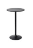 Pearington Round Cocktail Bistro High Table with Black Top and Base, 1-Pack