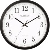 La Crosse Technology Wall Clock, Plastic, 14-inch Dia. (WT-3143A) (WT-3143A-INT)