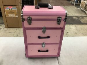 Rolling Makeup Train Case 