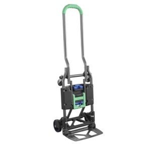 COSCO Shifter Multi-Position Folding Hand Truck and Cart, 300 lb. Weight Capacity, Green, 