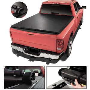 8Ft Soft Roll-Up Tonneau Cover Long Bed Fleetside 99-16 F250 F350 Super Duty