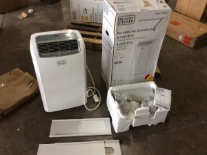 Black+Decker Portable Air Conditioner 8000 BTU - E-Comm Return, Tested/Works 