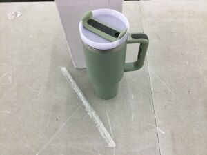 Stainless Steel Tumbler with Straw 