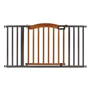 Summer Decorative Wood & Metal Safety Baby Gate 32” Tall, Fits Openings up to 36” to 60” - Appears New