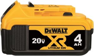 DEWALT 20V MAX Lithium Ion Battery, 4AH