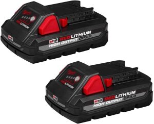 Milwaukee M18 18 Volt High Output CP 3.0 Ah Lithium-Ion Slide Battery, 2 Pack 