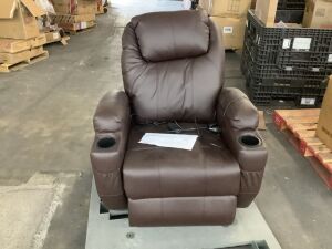 Power Lift Recliner with Massage & Heat - Bent 