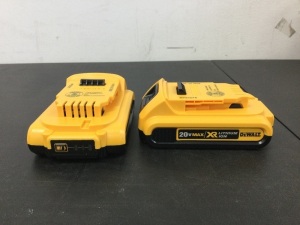 Set of 2 Dewalt DCB 302 Batteries