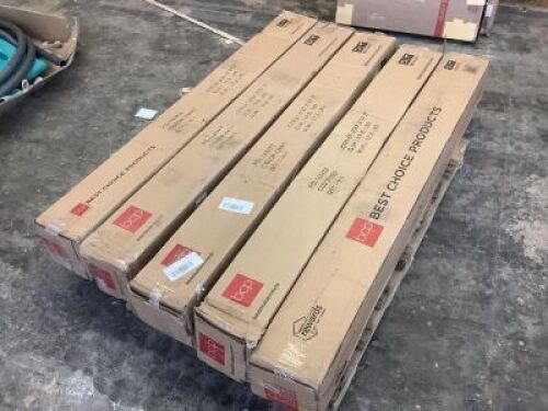 Lot of (5) 3 Tier Solar Patio Umbrellas w/ Lights - Uninspected