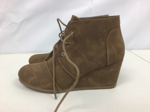 Natural Reflections Women's Wedge Boots, 8