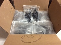 Lot of (20) Sliding Bolt Door Lock with Padlock Hole, 2 Pc - Appear New&nbsp;