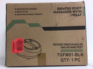 Shiatsu Foot Massager With Heat, Appears New, Untested, Sold as is