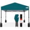 One-Person Setup Instant Pop Up Canopy w/ Case, 4 Weight Bags - 12x12ft - Rip in Carry Bag