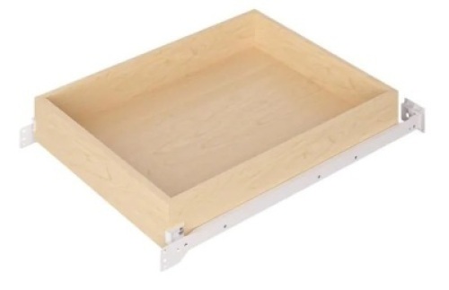 14 in. W x 3.5 in. H Cabinet Roll-Out Tray Kit in Natural Maple