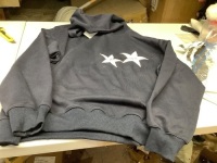 Aelfric Eden dark blue pullover hoodie size medium