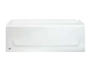 Bootz Industries Kona 54 in. x 30 in. Soaking Bathtub with Left Drain in White