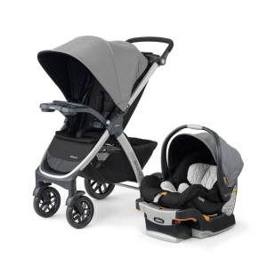 Chicco Bravo 3-in-1 Quick Fold Travel System - Appears New