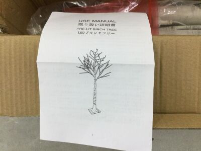 Pre-Lit LED Birch Tree 