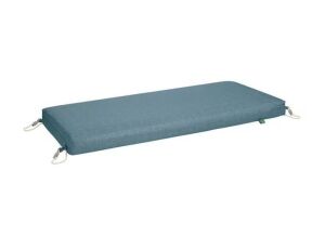 Classic Accessories Duck Covers Weekend 42 in. W x 18 in. D x 3 in. Thick Rectangular Outdoor Bench Cushion in Blue Shadow