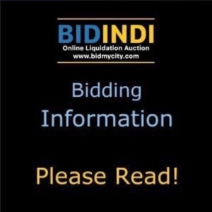 BIDDING INFORMATION - PLEASE READ!